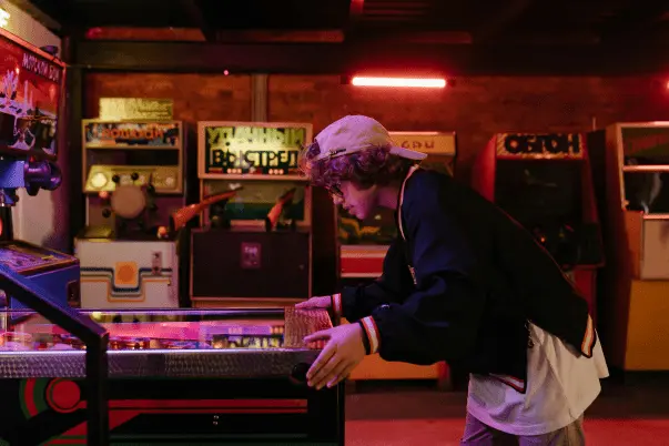 people in a bar watching sport